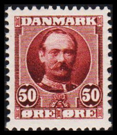 1907. King Frederik VIII. 50 Øre Red-lilac  LUXUS. Never Hinged. Rare In This Quality.  (Michel 58) - JF527557 - Nuovi