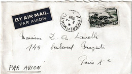 SAINT PIERRE ET MIQUELON - LETTRE PAR AVION 1949 - Lettres & Documents