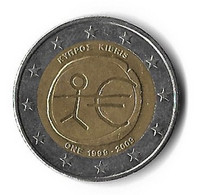 Chypre 2009 - 2 Euro Commémorative - 10 Ans De L'euro - Cipro