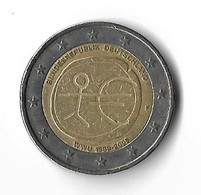 Allemagne 2009 - F - 2 Euro Commémorative - 10 Ans De L'euro - Cipro