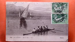 CPA  Lac Léman. Sur Le Lac. Aviron. Bateaux.   (W.1910) - Rudersport