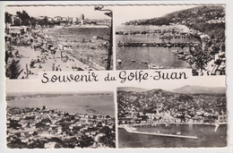 ✅CPM Souvenir De GOLFE JUAN  1960 +timbres AH46 Editions MAR  9x14cm #22042 - Souvenir De...