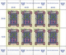 Autriche Austria Osterreich Oostenrijk 1992 Journée Timbre Tag Briefmarke Enluminure (Yvert 1894, Michel 2066) - Poste