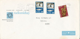 Iceland Cover Sent To Denmark 7-2-1975 - Storia Postale