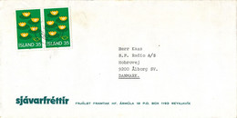 Iceland Cover Sent To Denmark 3-3-1978 - Covers & Documents