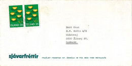 Iceland Cover Sent To Denmark 3-3-1978 - Briefe U. Dokumente