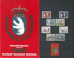 Greenland 1985 Full Yearset, Mi 155-162, MNH(**) - Années Complètes