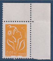 Marianne De Lamouche ITVF 0.01€ Jaune N°3731 Coin De Feuille Il Est Bien Jaune (la Faute Au Scan) - 2004-2008 Maríanne De Lamouche