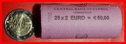* GREECE: CYPRUS ★ 2 EURO 1987-2022 ERASMUS (1466-1536)! UNC ROLL 25 COINS! LOW START ★ NO RESERVE! - Rolls