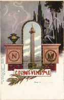 CPA PARIS Colonne Vendome LITHO (1243973) - Statues