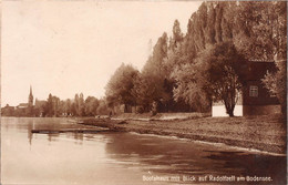 Carte Photo Militaire Allemand RADOLFZELL-Deutschland-Bootshaus Mit Blick Auf Radolfzell Am Bodensee - Radolfzell