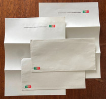 TAP Transportes Aereos Portugueses. 2 Envelopes + 2 Papel De Carta PUBLICIDADE - Stationary Aviation (now Air Portugal) - Cancelleria