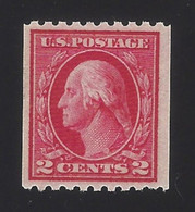 US #442 1914 Carmine Wmk 190 Perf 10 Horz MNH F-VF SCV $22.50 - Unused Stamps