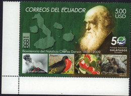 Galapagos 1898 Bicentenary Of The Birth Of Charles Darwin 1809 - 2009 Souvenirs  AirMail - Ecuador