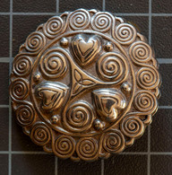 Broche Triskell Kelt En Argent, Très Bon état - Other & Unclassified