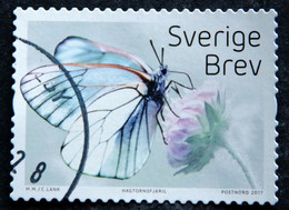 Sweden 2017   Butterflies  MiNr.3160  ( O) ( Lot  D 2148) - Used Stamps