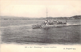 CPA Transport - Bateau - Guerre - La FLAMBERGUE - Contre Torpilleur - A Bougault - Guerra