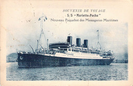 CPA Transport - Bateau - PAQUEBOT - MARIETTE PACHA - Nouveau Paquebot Des Messageries Maritimes - Paquebots