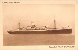 CPA Transport - Bateau - PAQUEBOT - CAP ST JACQUES - Chargeur Réunis - Steamers