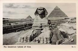 EGYPTE - S05907 - The Excavated Sphinx Of Giza - L1 - Guiza