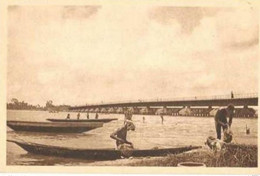 Benin . Porto Novo . Le Pont Sur La Lagune. - Benin