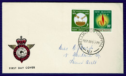 Ref 1581 - New Zealand 1968 FDC First Day Cover - Wellington Hospital Postmark - Covers & Documents