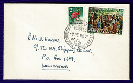 Ref 1581 - New Zealand 1964 Cover - 150th Anniversary First Christian Service - Russell - Covers & Documents