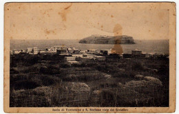 ISOLA DI VENTOTENE E S. STEFANO VISTE DAL SEMAFORO - LATINA - Vedi Retro - Formato Piccolo - Latina