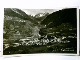 Bergün Und Latsch. Schweiz. Alte Ansichtskarte S/w. Ungel., Ca 30ger Jahre ?. Blick über Ort U. Umland, Gebirg - Bergün/Bravuogn