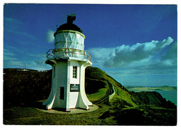 Ref 1583- New Zealand 1975 Postcard - Cape Reinga Lighthouse - 12c Rate To Solihull UK - Nouvelle-Zélande