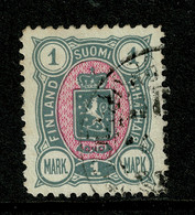 Ref 1583-  Finland 1899 - 1 Mark - Fine Used Stamp SG 118-119 - Gebruikt