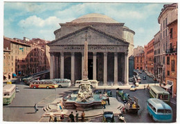 ROMA - IL PANTHEON - 1971 - BUS - AUTOBUS - PULLMAN - Pantheon