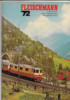 Livret  Catalogue    Trains   -- Fleischmann    - 1972  - 76  Pages +    Feuille Tarif - Chemin De Fer & Tramway