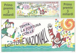 Varie 25039 - Cartolina Lotteria Carnevale Viareggio E Putignano - Manifestazioni