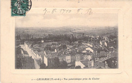 CPA - FRANCE - 82 - CAUSSADE - Vue Panoramique Prise Du Clocher - Caussade
