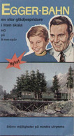 Catalogue EGGER - BAHN 1965/66 Nyhet - Folder - Svensk Utgåva - En Suédois - Non Classés