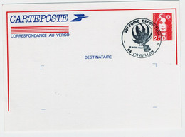 Entier Postal  N°2715 (2,50 BRIAT) CAVAILLON 1992 - Sobres Transplantados (antes 1995)