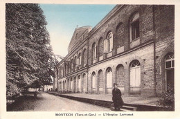 CPA - FRANCE - 82 - MONTEC - L'Hospice Larramet - Animée Et Colorisée - Montech