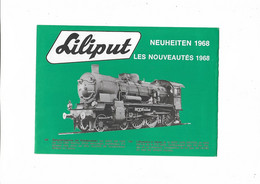 Publicite   Trains   -   Liliput    Nouveautes 1968   -   6 Pages - Chemin De Fer & Tramway
