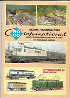 Livret Catalogue   Trains   -  Roco  International  - 1976 - 52 Pages + Feuille Tarif - Chemin De Fer & Tramway