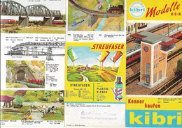 Publicite   Trains   -   Kibri  Ho   Et N  -  Kehl  - Accessoires De Chemin De Fer   - 4 Pages - Chemin De Fer & Tramway