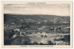 CPSM - LABEGUDE (Ardèche) - Les Verreries. Au Fond, Le Village D'Ucel - Sonstige & Ohne Zuordnung