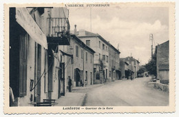 CPSM - LABEGUDE (Ardèche) - Quartier De La Gare - Sonstige & Ohne Zuordnung