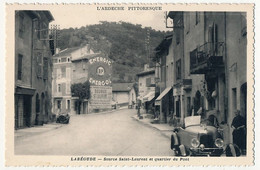 CPSM - LABEGUDE (Ardèche) - Source Saint-Laurent Et Quartier Du Pont - Autres & Non Classés
