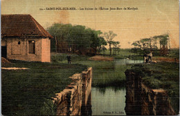 CPA - S - SAINT POL SUR MER - Les Ruines De L'écluse Jean Bart De Mardyck (toilée Couleur) - Saint Pol Sur Mer