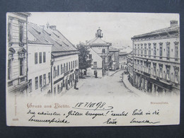AK BIELITZ Börsenplatz 1898 Gruss Aus... /// D*54802 - Schlesien