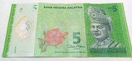 Malaysia , 5 Ringgit. , ND (2012) Polymer , P.52a - Malaysie