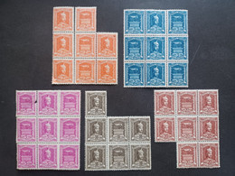 ITALIA  1957 TASSE FISCALI IMPOSTA SULL ENTRATA - INDUSTRIA E COMMERCIO CAT. FISCALI D ITALIA N. 110/115 MNH - Revenue Stamps