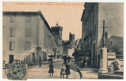 CPA - VIVIERS (Ardèche) - Place Riquet Et Route Nationale (Coté Nord) - Viviers