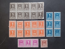 ITALIA 1957 TASSE FISCALI IMPOSTA SULL ENTRATA - INDUSTRIA E COMMERCIO CAT. FISCALI D ITALIA N. 111/112-113-115 MNH - Revenue Stamps